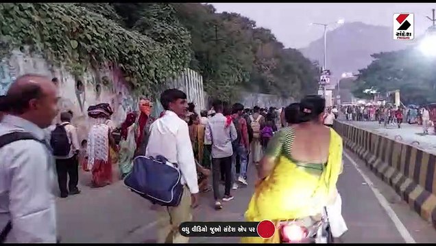 બે લાખ શ્રદ્ધાળુઓ પરિક્રમા રૂટ પર જોવા મળ્યા