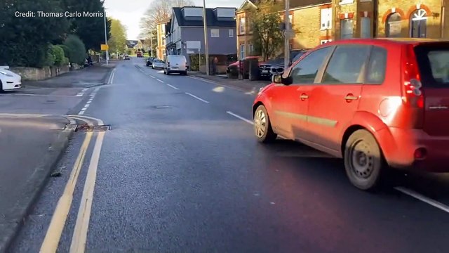 Footage of near miss fuels town-wide 20mph debate