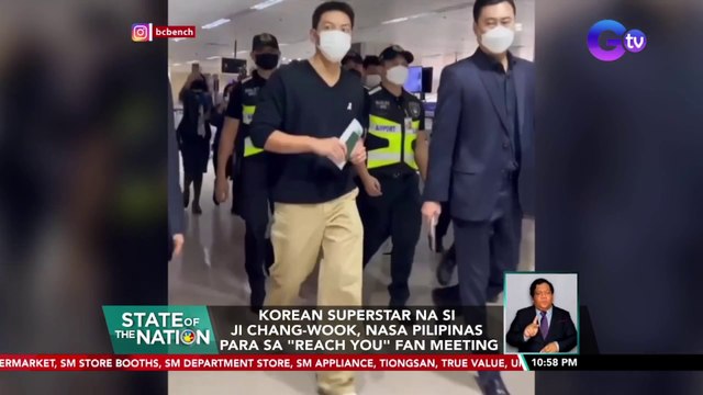 Korean superstar na si Ji Chang-Wook, nasa Pilipinas para sa Reach You fan meeting | SONA