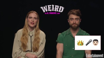 Biopic Emoji Game With the Cast of 'Weird: The Al Yankovic Story'