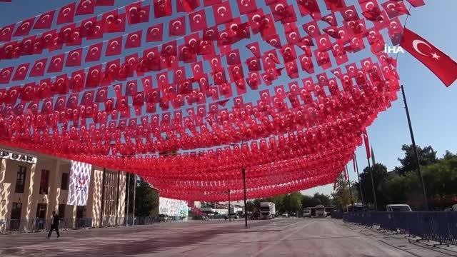 Gaziantep'te Cumhurbaşkanı ziyareti öncesi hazırlık
