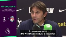 Conte stunned by 'crazy' World Cup schedule