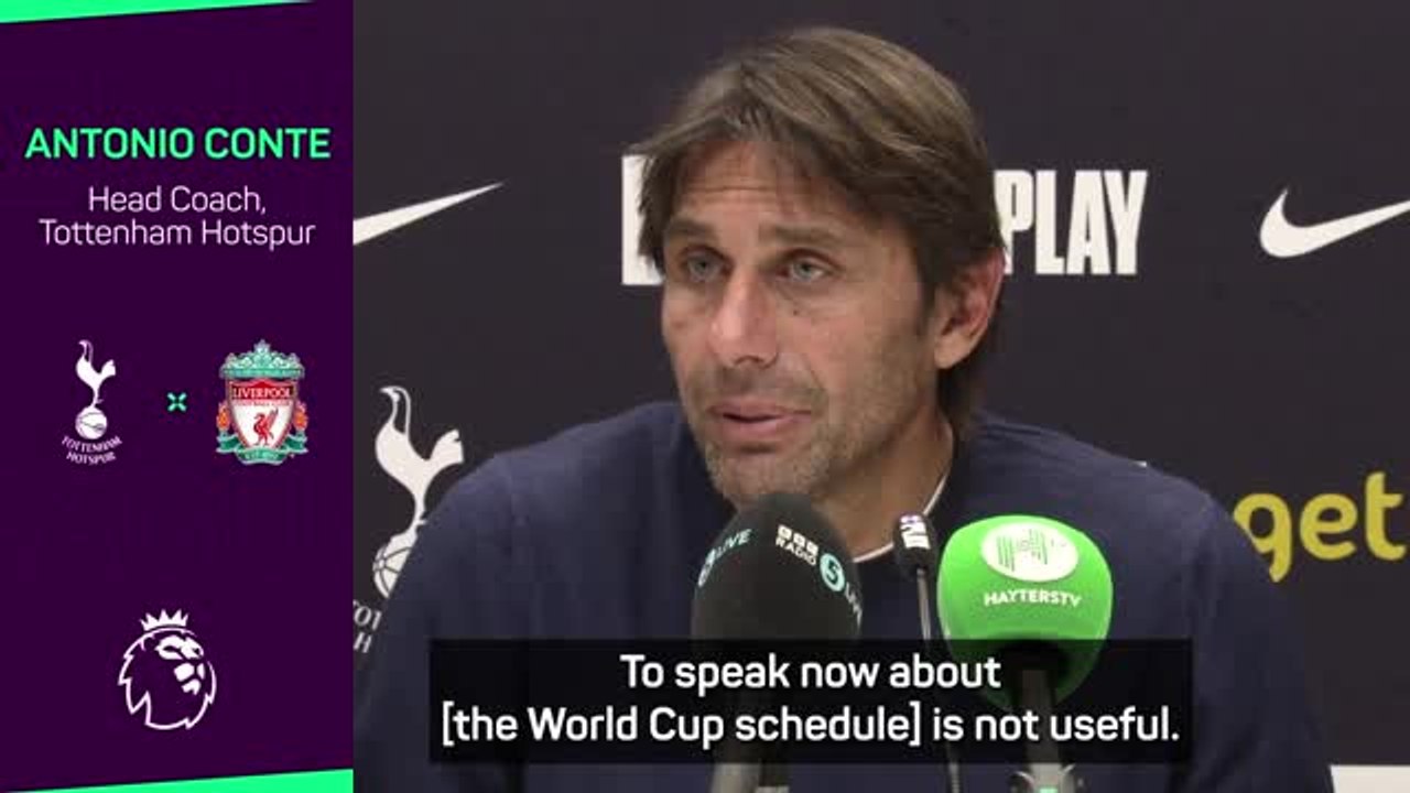 Conte stunned by 'crazy' World Cup schedule