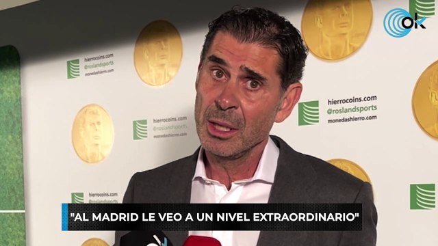 Hierro: El Madrid está a un nivel extraordinario