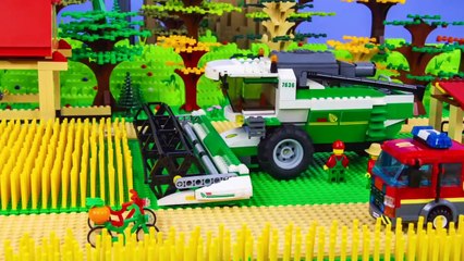 Anak anak bermain balok dan mobil