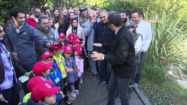 Kreş öğrencisinden İmamoğlu’na: Bizim okula gelsene bir ara