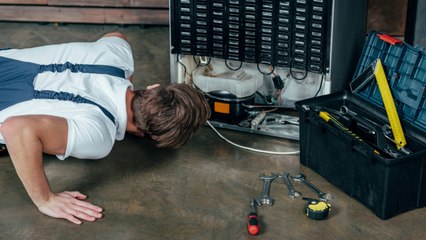 شرح طريقة تشغيل موتور الثلاجة او الديب فريزر مباشر refrigerator motor