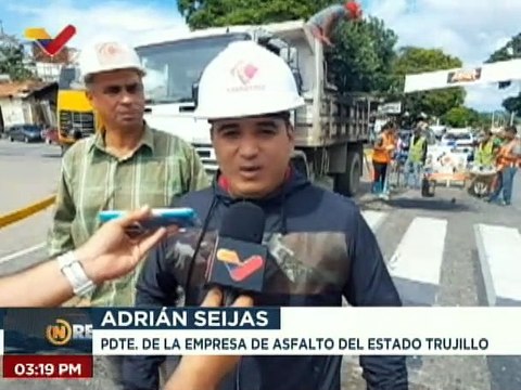 Trujillo | Más de 3 mil toneladas de asfalto son colocadas en al Av. Bolívar del mcpio. Valera