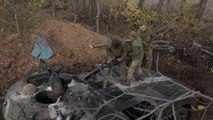 Los soldados ucranianos creen que los rusos no planean abandonar el frente de Jersón