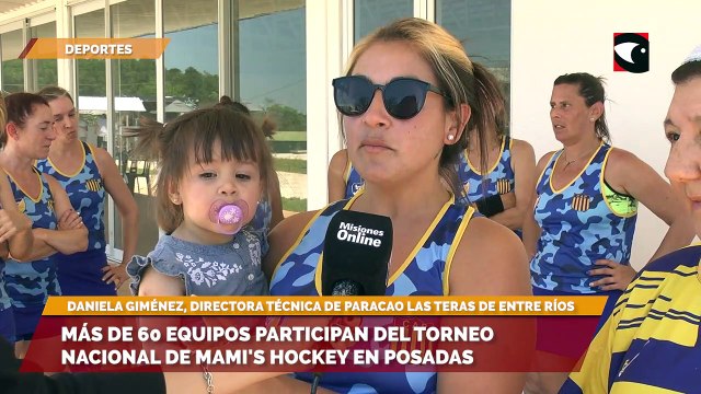 Más de 60 equipos participan del torneo nacional de mami's hockey en Posadas