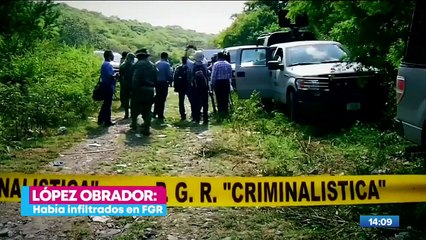 López Obrador asegura que infiltrados querían advertir a Murillo Karam sobre su arresto