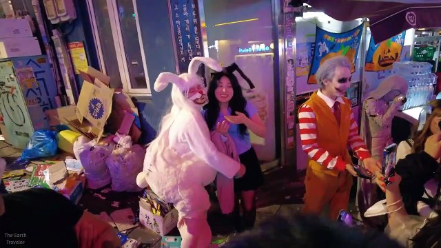 Itaewon Halloween Street Situation Before Deadly Disaster - Part 2