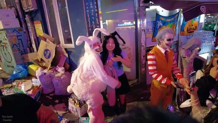 Itaewon Halloween Street Situation Before Deadly Disaster - Part 2
