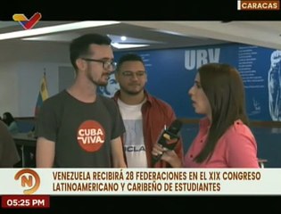 UBV recibirá 28 federaciones en el XIX Congreso Latinoamericano y Caribeño de Estudiantes