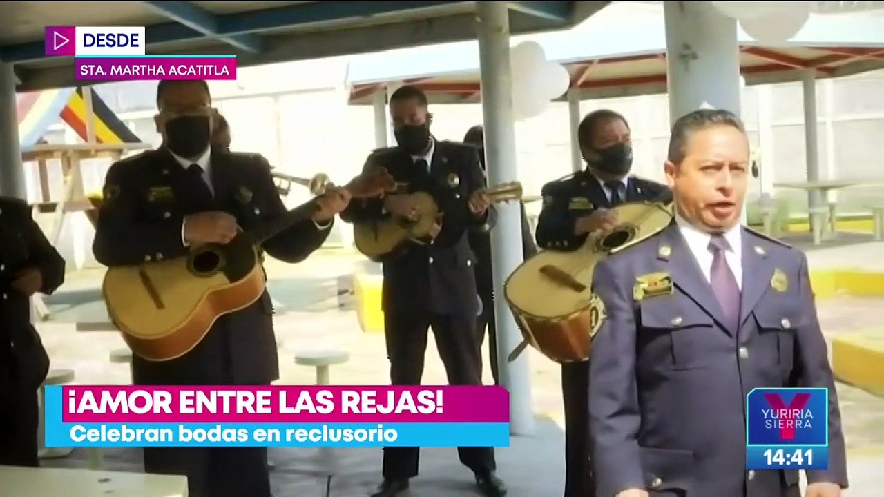 Parejas se casan en el penal Santa Martha Acatitla