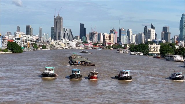 Chao Phraya Sky Park best view Chao Phraya river Amazing Thailand