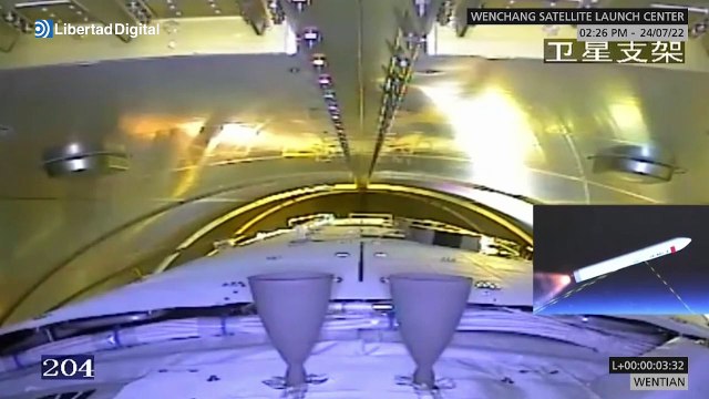 Reabren el espacio aéreo español, tras la caída del cohete chino en aguas del Pacífico