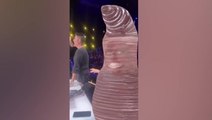 Heidi Klum turns fellow America’s Got Talent judge Simon Cowell into her Halloween worm