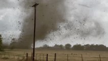 Tornado tears through the Texas town of Miller Grove