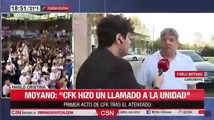 Pablo Moyano elogió al ministro Sergio Massa