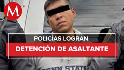 Policías detuvieron a un presunto asaltante en la CdMx