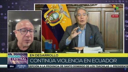 Gobierno ecuatoriano decretó ampliar estado de excepción