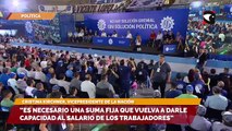 “Es necesario una suma fija que vuelva a darle capacidad al salario de los trabajadores”