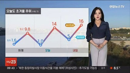 [날씨] 오늘도 초겨울 추위 이어져…대기 건조, 화재주의