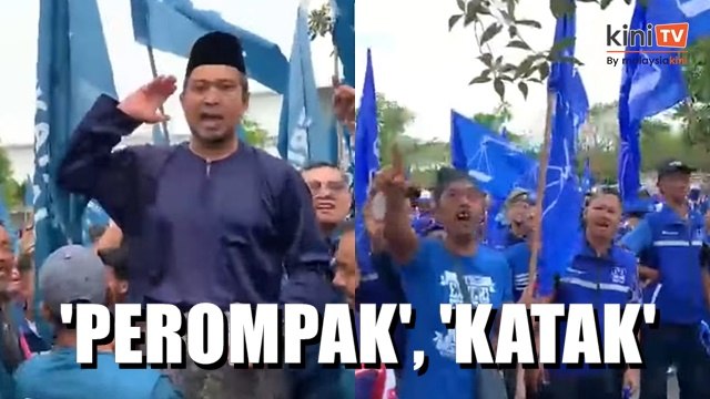 9.30am: 'Perompak, katak!' - Penyokong BN, PN di Pagoh berbalas laungan