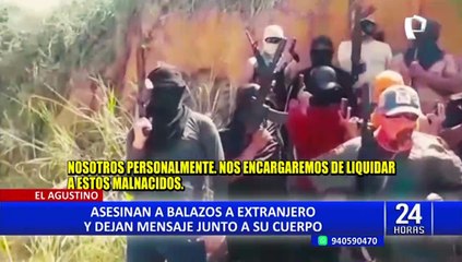 “Somos la contra malditas lacras”: hombre es asesinado de 4 balazos y dejan mensaje amenazador