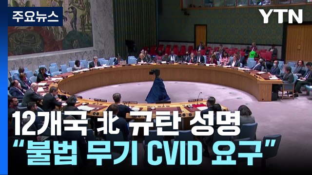 12개국 北 규탄 공동 성명...블링컨, 방위 약속 재차 강조 / YTN