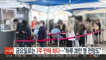 금요일로는 7주 만에 최다…