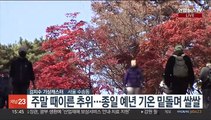 [날씨] 주말 초겨울 추위…내일 낮부터 추위 풀려