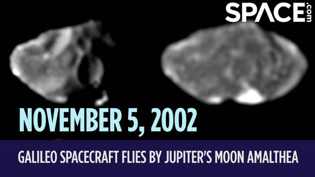 OTD in Space - Nov. 5: Galileo Spacecraft Flies by Jupiter’s Moon Amalthea