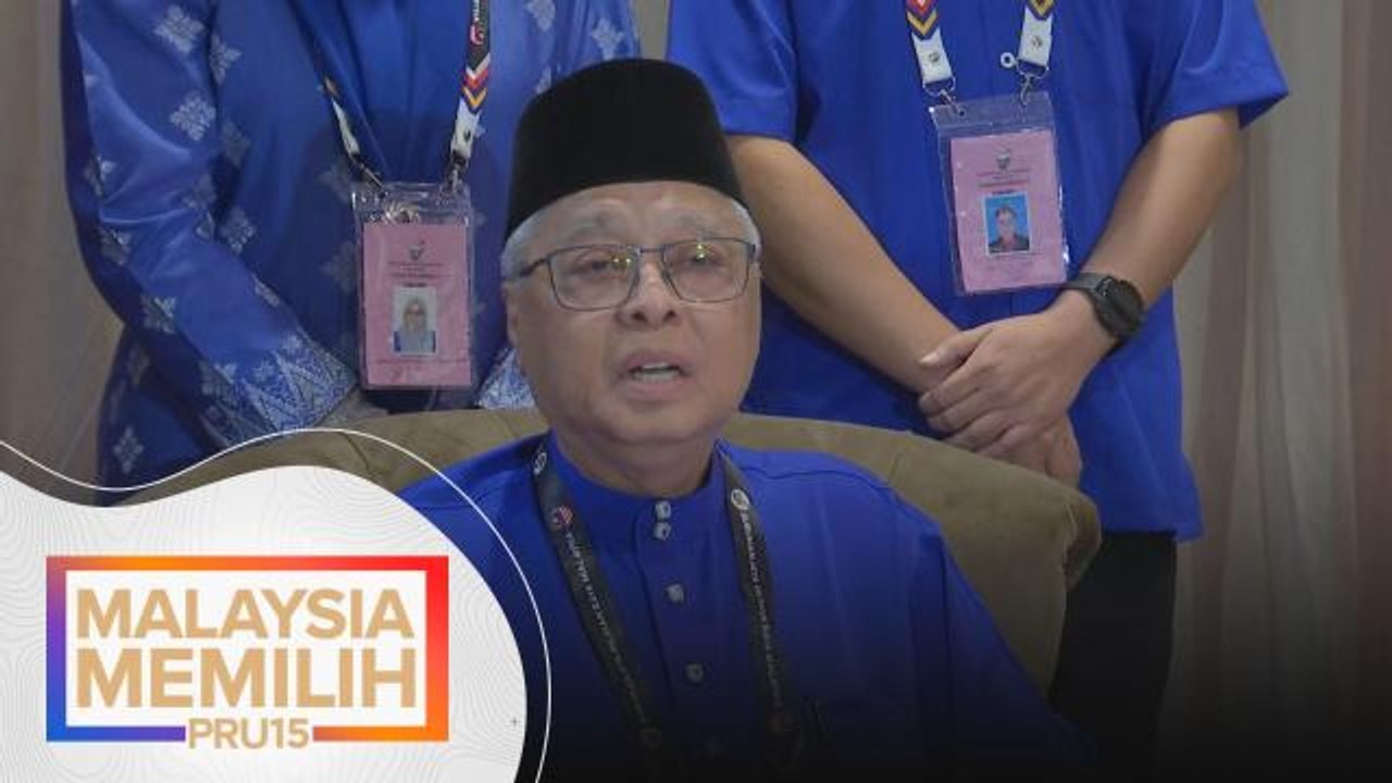 PRU15 | Sidang media Ismail Sabri di Dewan Konvensyen Bera Parlimen P090 Bera