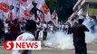 GE15: Cops fire tear gas as supporters cause a ruckus in Tenom