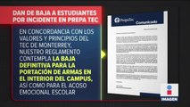 Expulsan a estudiantes por incidente en Prepa Tec, campus Santa Fe