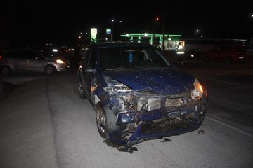 Edirne'de otomobilin çarptığı sürüdeki 7 koyun telef oldu