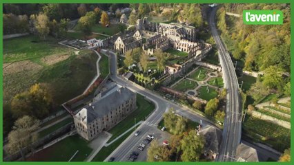 Le Brabant wallon vu du ciel : L’Abbaye de Villers-la-Ville