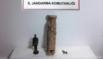 ŞANLIURFA - Tarihi heykelleri satmaya çalışan 2 zanlı yakalandı