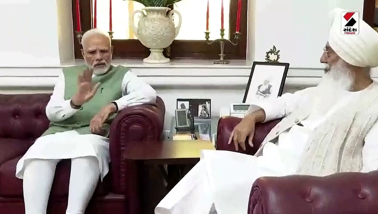 પંજાબના અમૃતસરમાં ડેરા રાધા સ્વામી બિયાસના પ્રમુખને મળ્યા PM મોદી