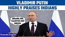 Vladimir Putin applauds India again, calls Indians 'talented and driven' | Oneindia News*News