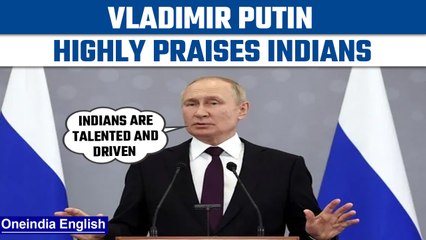 Vladimir Putin applauds India again, calls Indians 'talented and driven' | Oneindia News*News