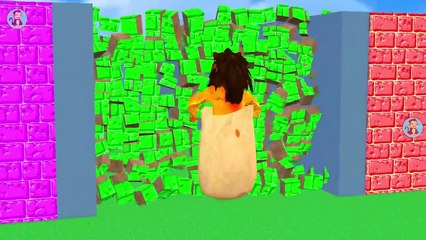 Don't Break the Wrong Wall! with Mammoth, Zombie T-Rex, Gorilla, Cow, Buffalo _ Wild Animals Game