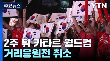 '거리응원' 없는 월드컵...시민들 "애도하며 차분히 응원" / YTN