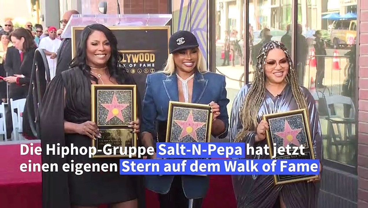 Salt-N-Pepa bekommt Stern auf dem Walk of Fame