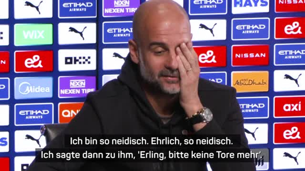 Neidisch auf Haaland! Pep kontert Zlatan mit Sarkasmus