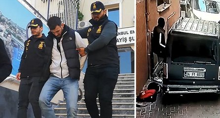 Park halindeki otomobili çalan şüpheli kamerada