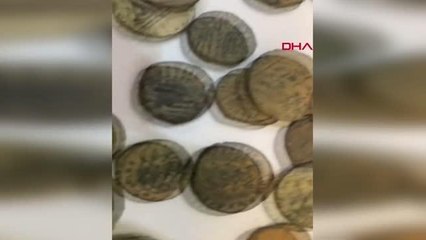 HATAY'DA 2 BİN 319 TARİHİ SİKKE VE 3 YÜZÜK ELE GEÇİRİLDİ