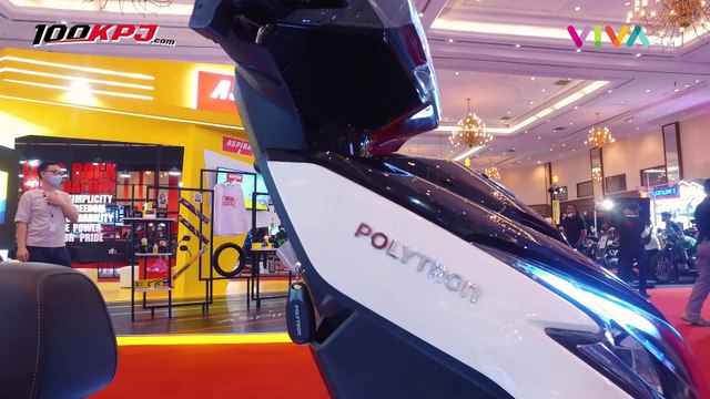 BUKAN TV LAGI! Polytron Pamer 2 Motor Listrik Gagah di IMOS
